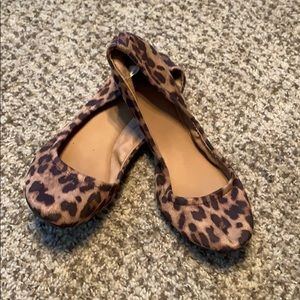 Brand new leopard flats